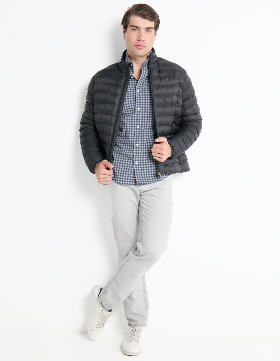 Chamarra acolchada impermeable capitonada para hombre 3