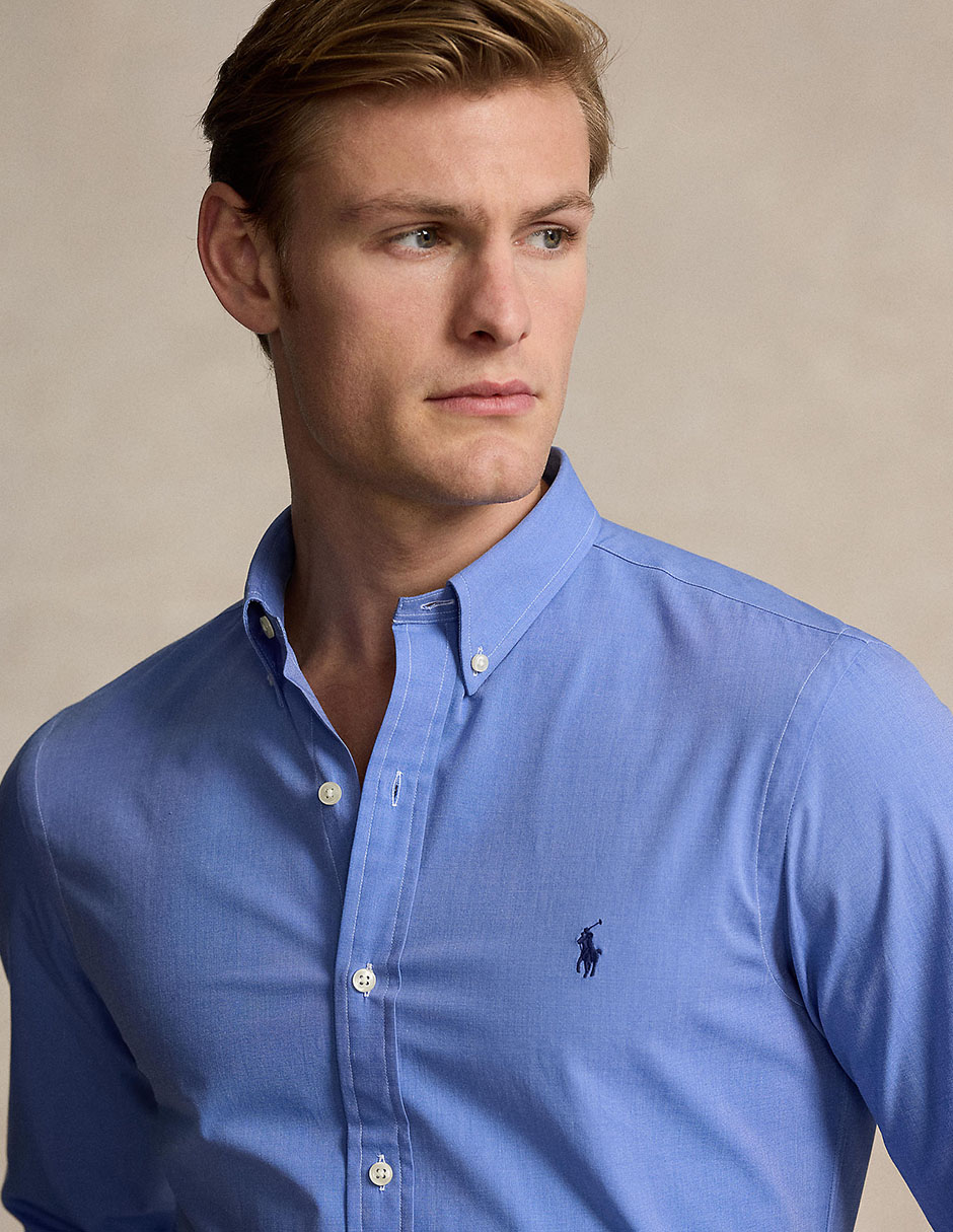 Camisa casual de algodón manga larga para hombre 3