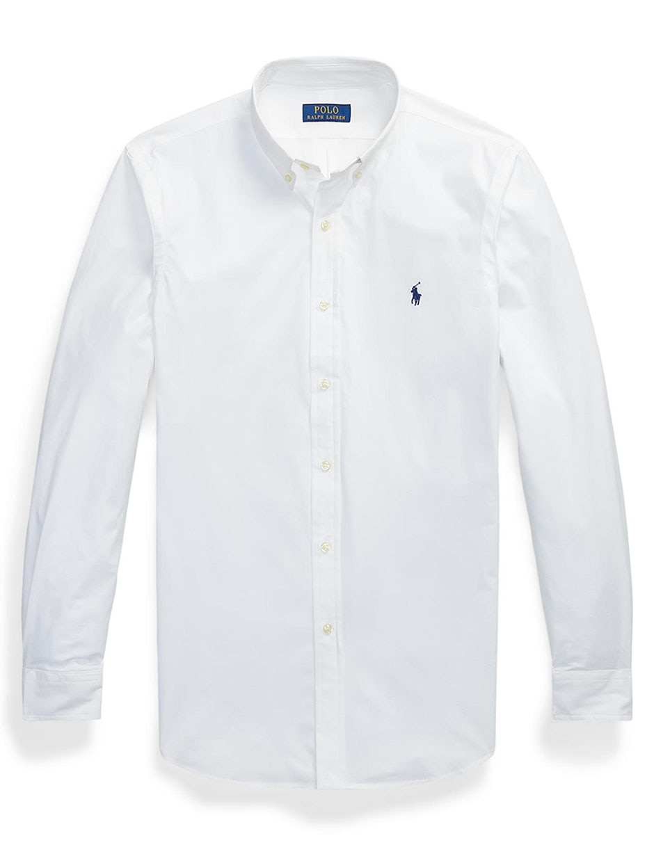 Camisa de vestir de algodón manga larga para hombre 5