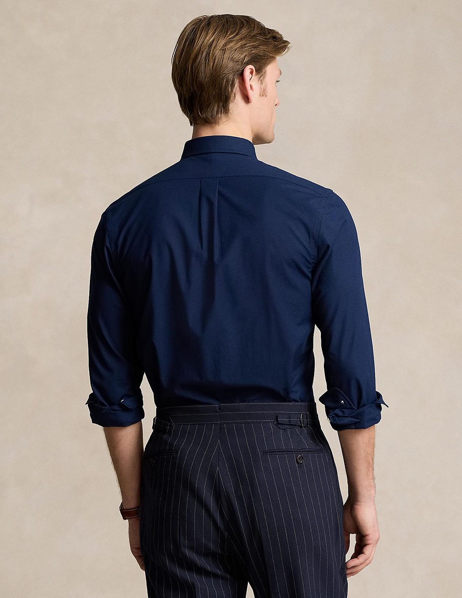 Camisa casual de algodón manga larga para hombre 2