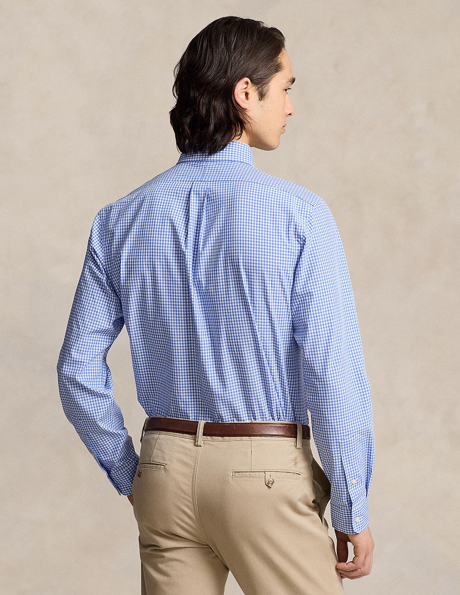 Camisa casual de algodón manga larga para hombre 2