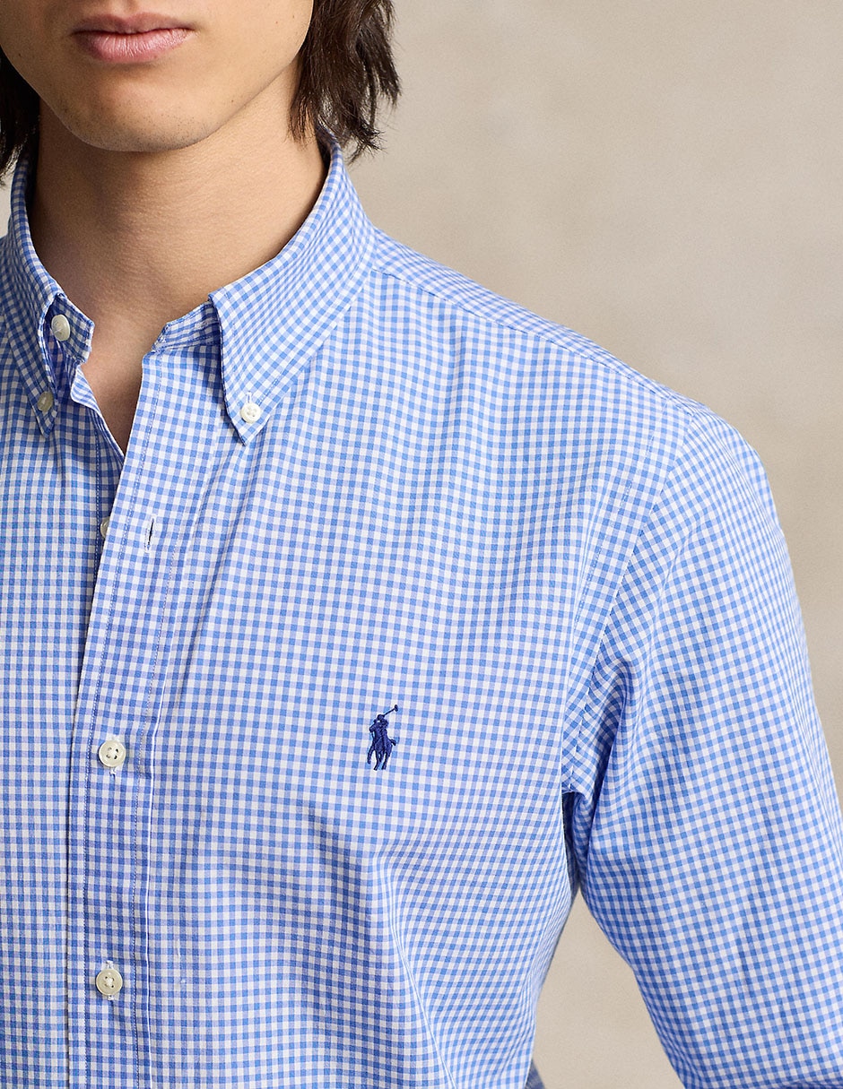 Camisa casual de algodón manga larga para hombre 3