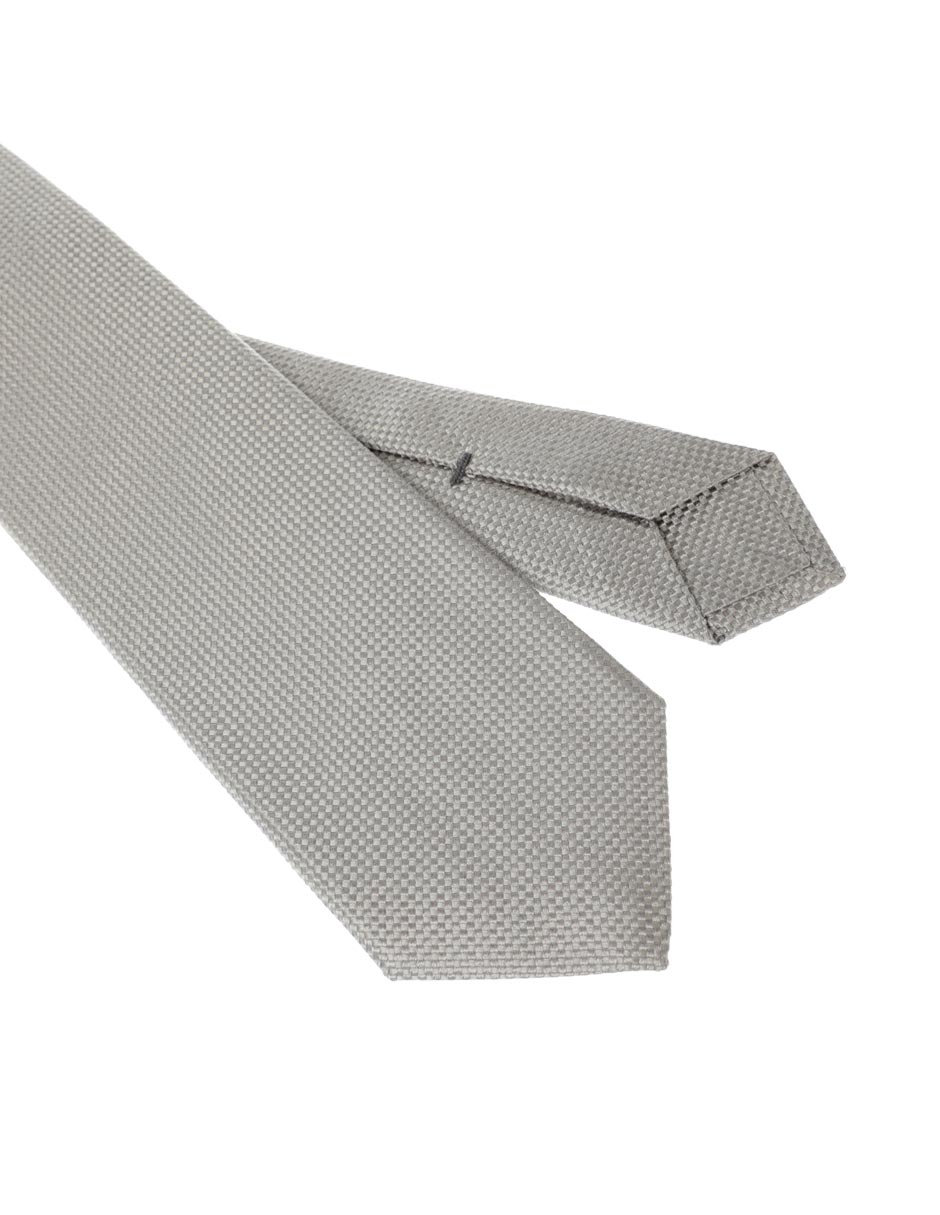 Corbata regular de seda estampada para hombre 3