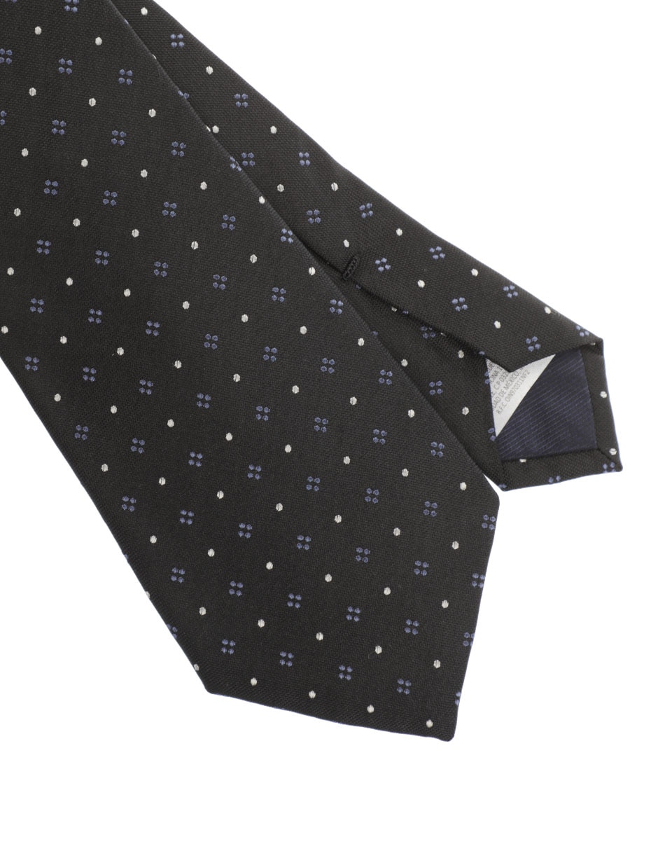 Corbata regular de seda estampado floral para hombre 3