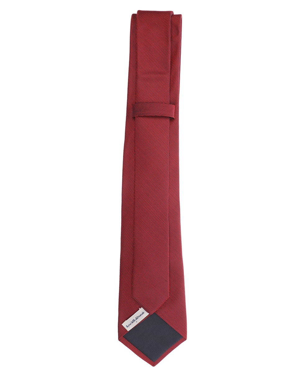 Corbata regular de seda estampada para hombre 2