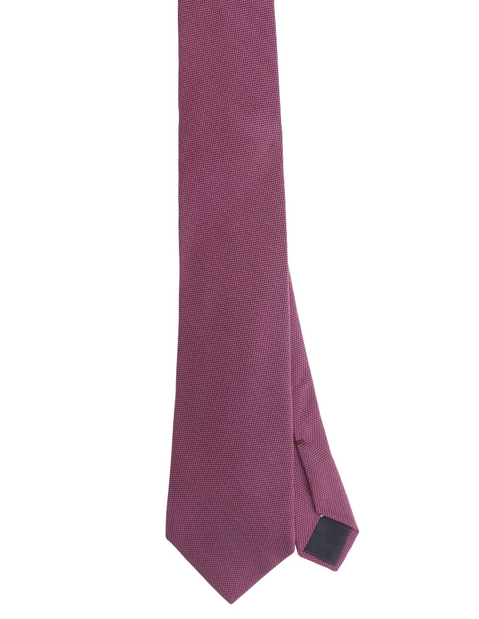 Corbata regular de seda estampada para hombre