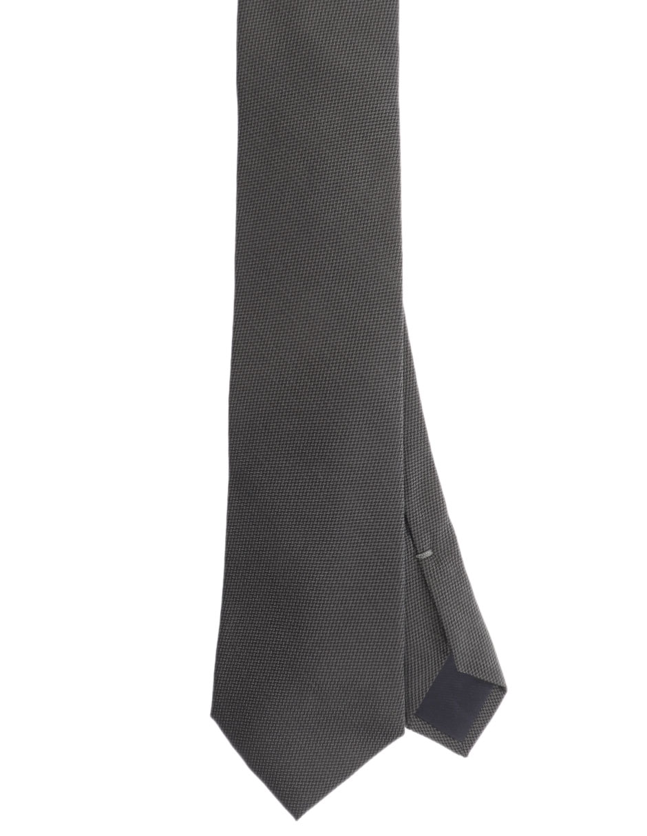 Corbata regular de seda estampada para hombre