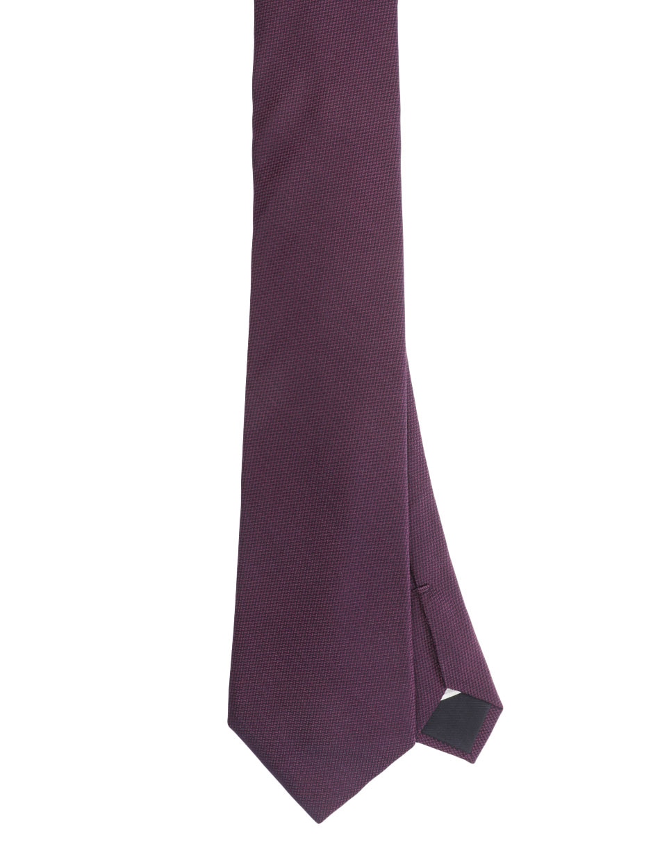 Corbata regular de seda estampada para hombre