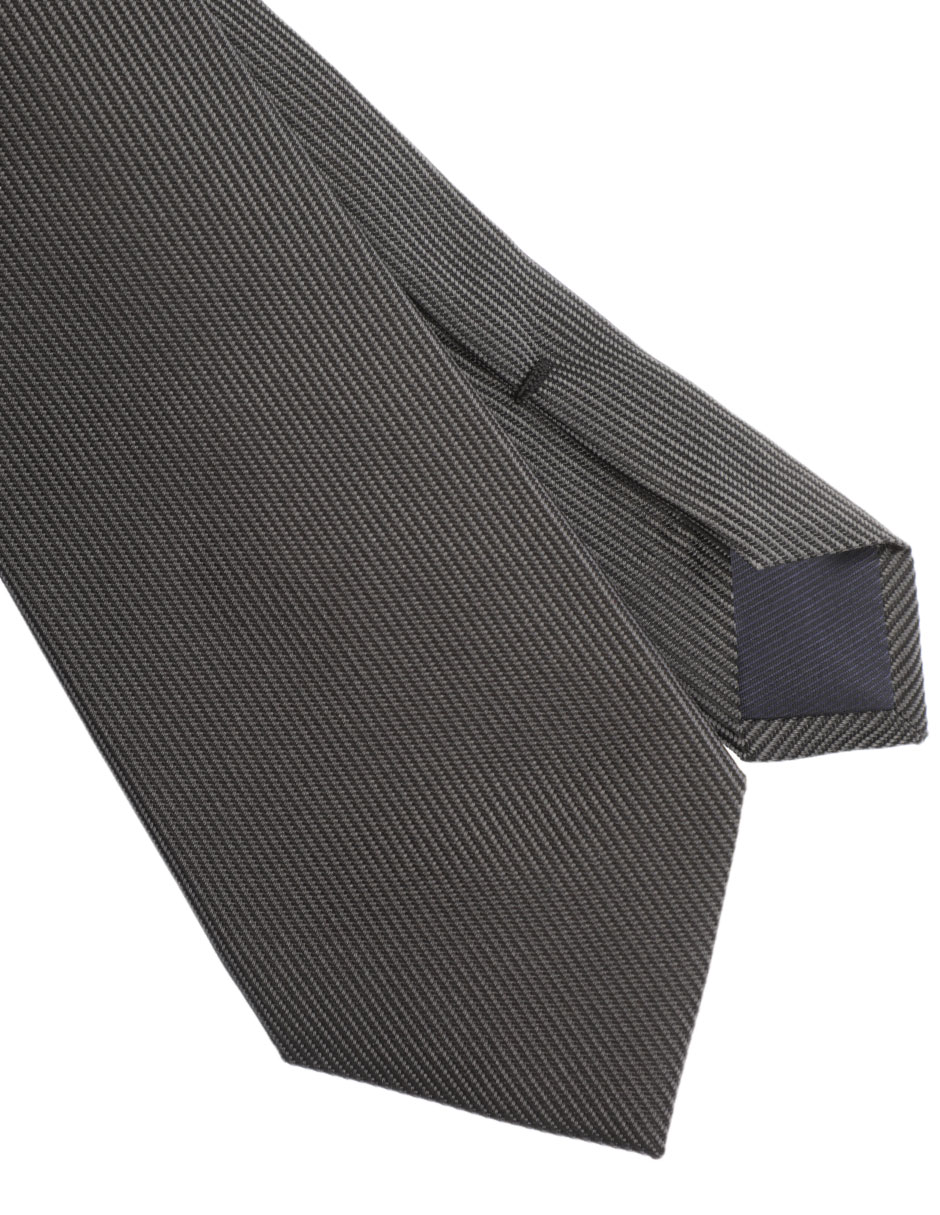 Corbata regular de seda estampado a rayas para hombre