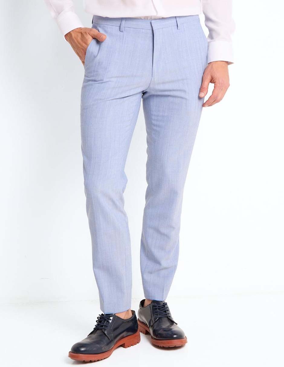 Pantalón business casual slim de lana para hombre Pantalón business casual slim de lana para hombre