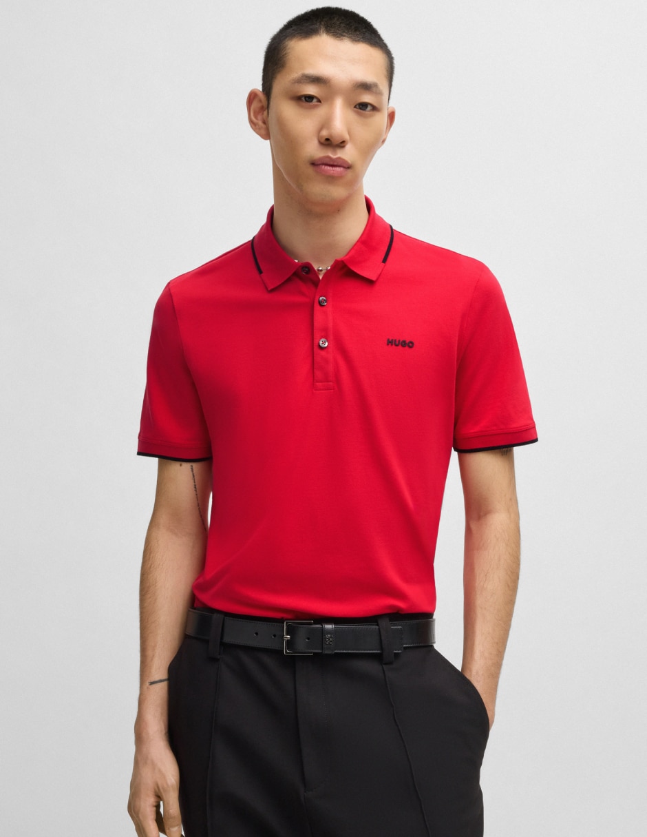 Playera tipo polo para hombre
