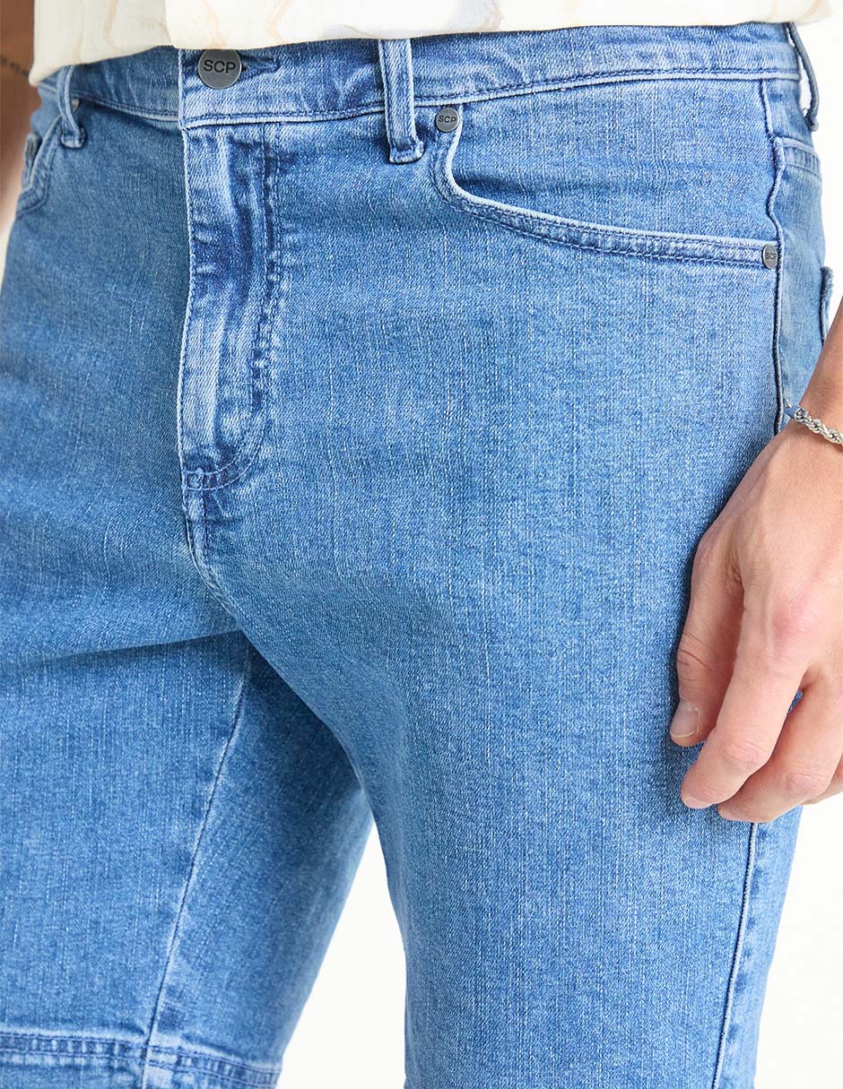 Bermuda de mezclilla para hombre 4