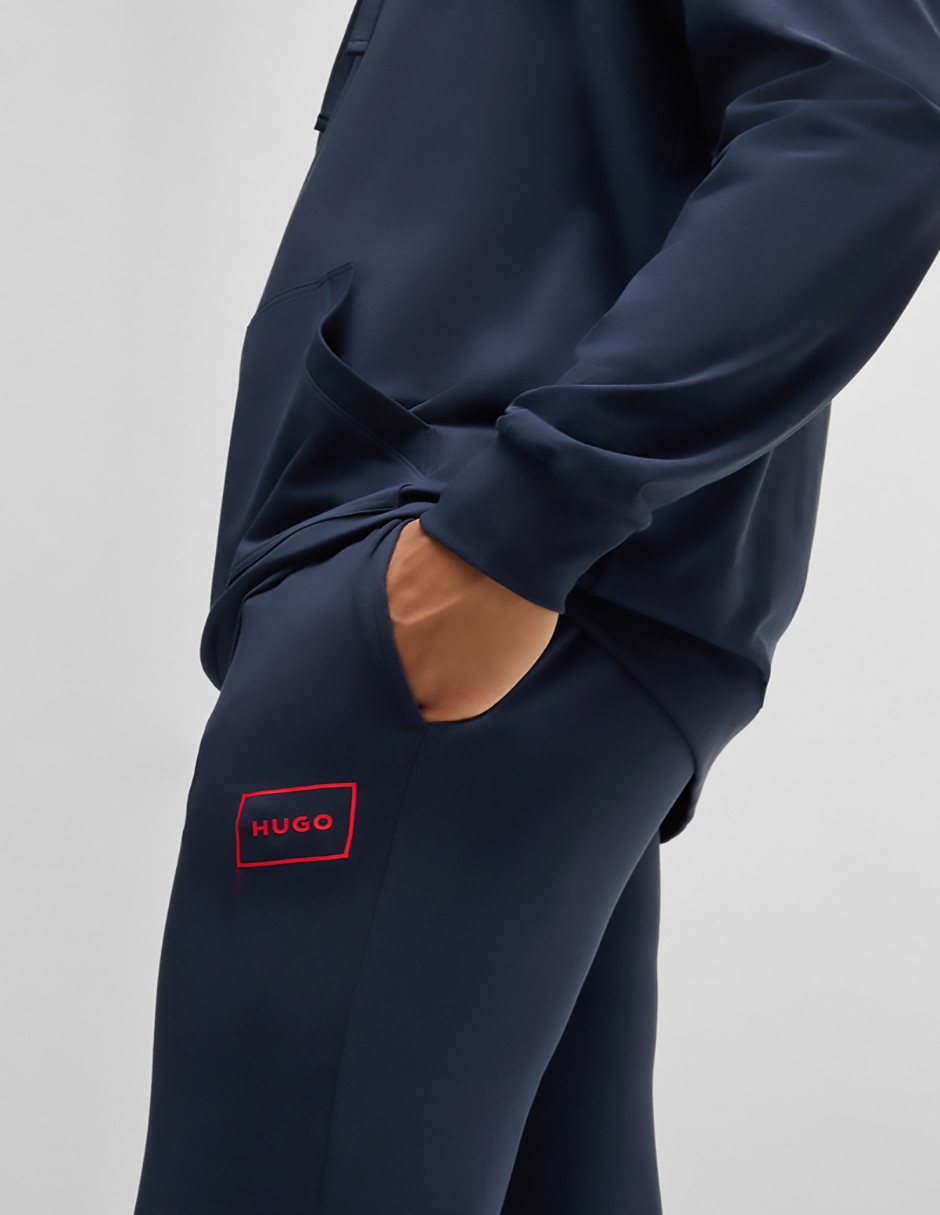 Pants regular con cinta para hombre 4