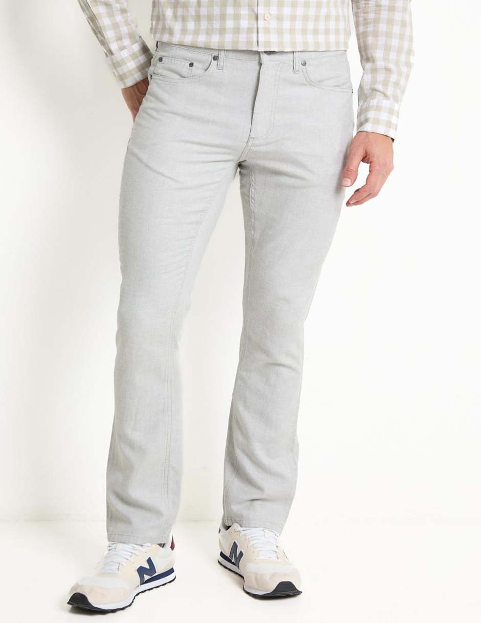 Pantalón recto de algodón para hombre Pantalón recto de algodón para hombre