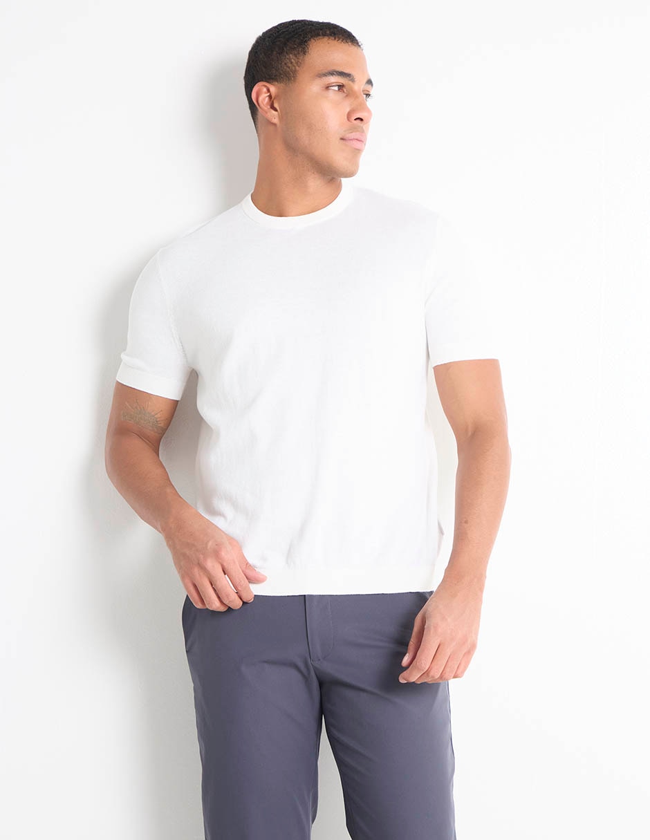 Playera cuello redondo para hombre