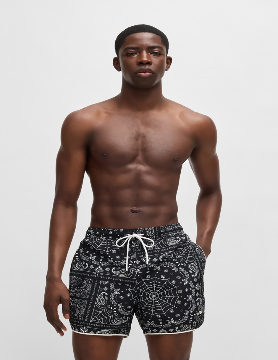 Traje de baño con bolsillos para hombre