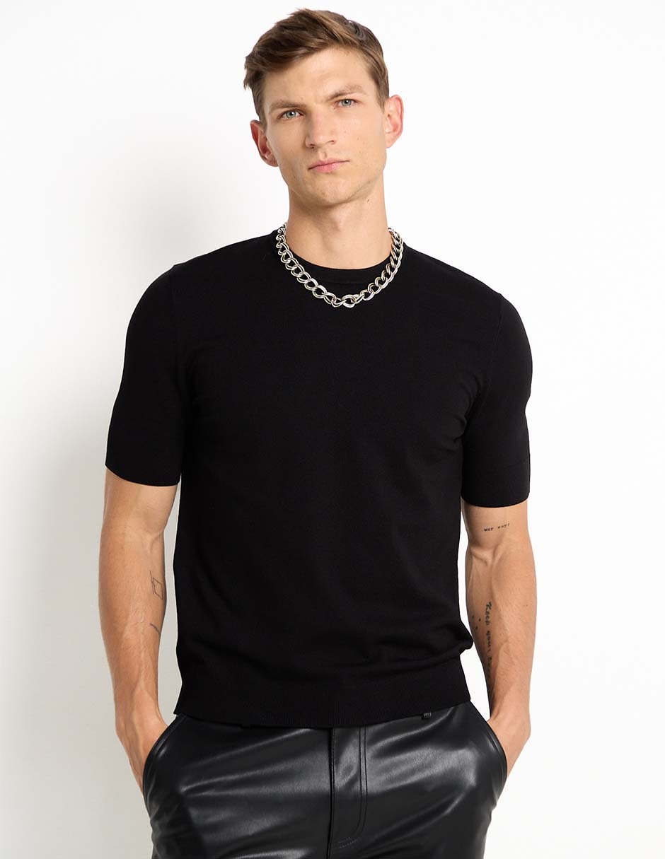 Playera cuello redondo para hombre