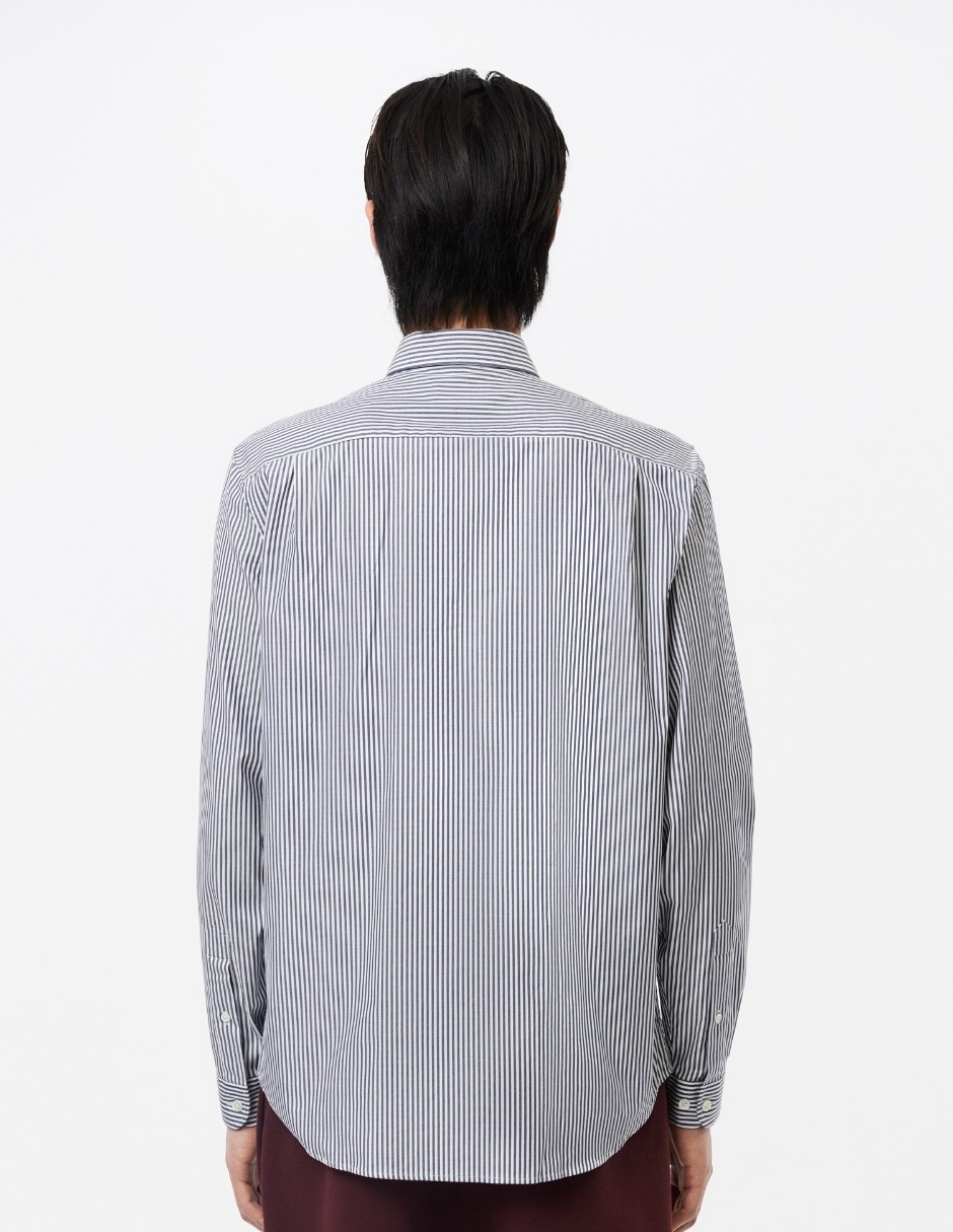 Camisa business casual de algodón manga larga para hombre 3