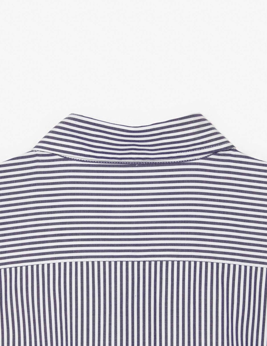 Camisa business casual de algodón manga larga para hombre 5