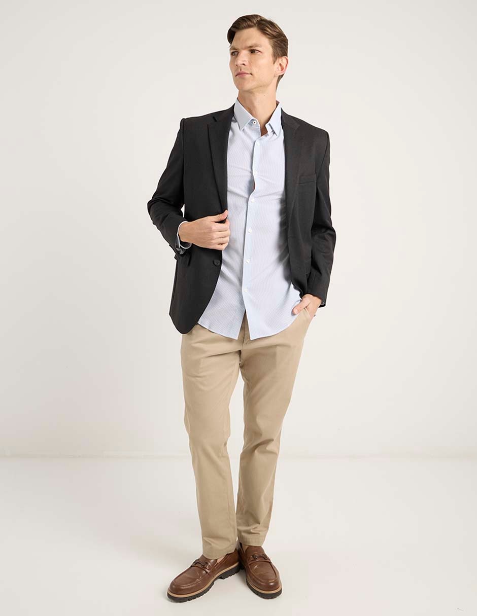 Camisa casual manga larga para hombre 3