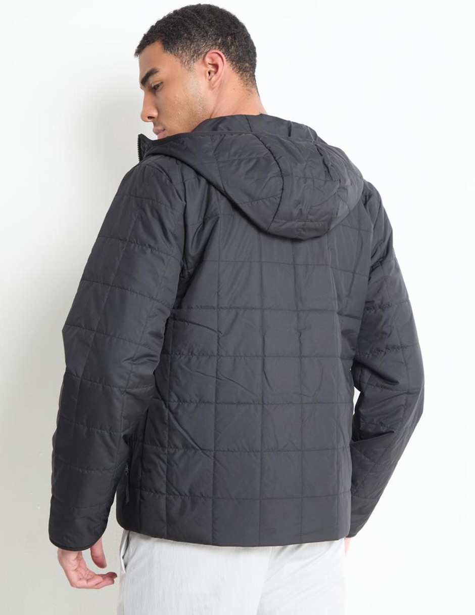 Chamarra acolchada con capucha para hombre 2