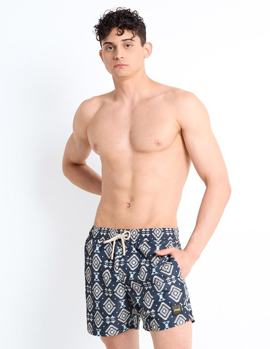 Traje de baño con bolsillos para hombre