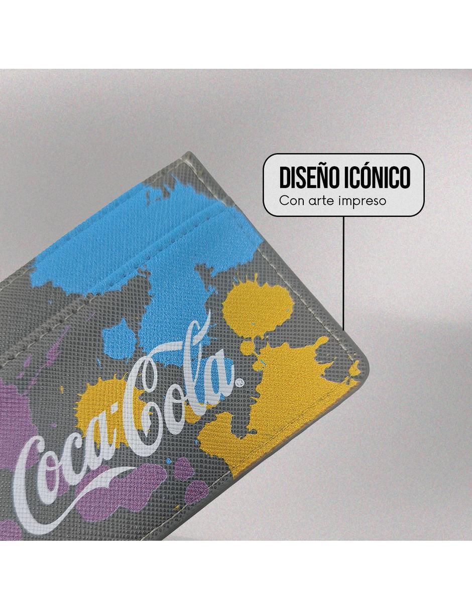 Tarjetero sarosa poliuretano coca cola coca-cola "para" (si aplica) unisex