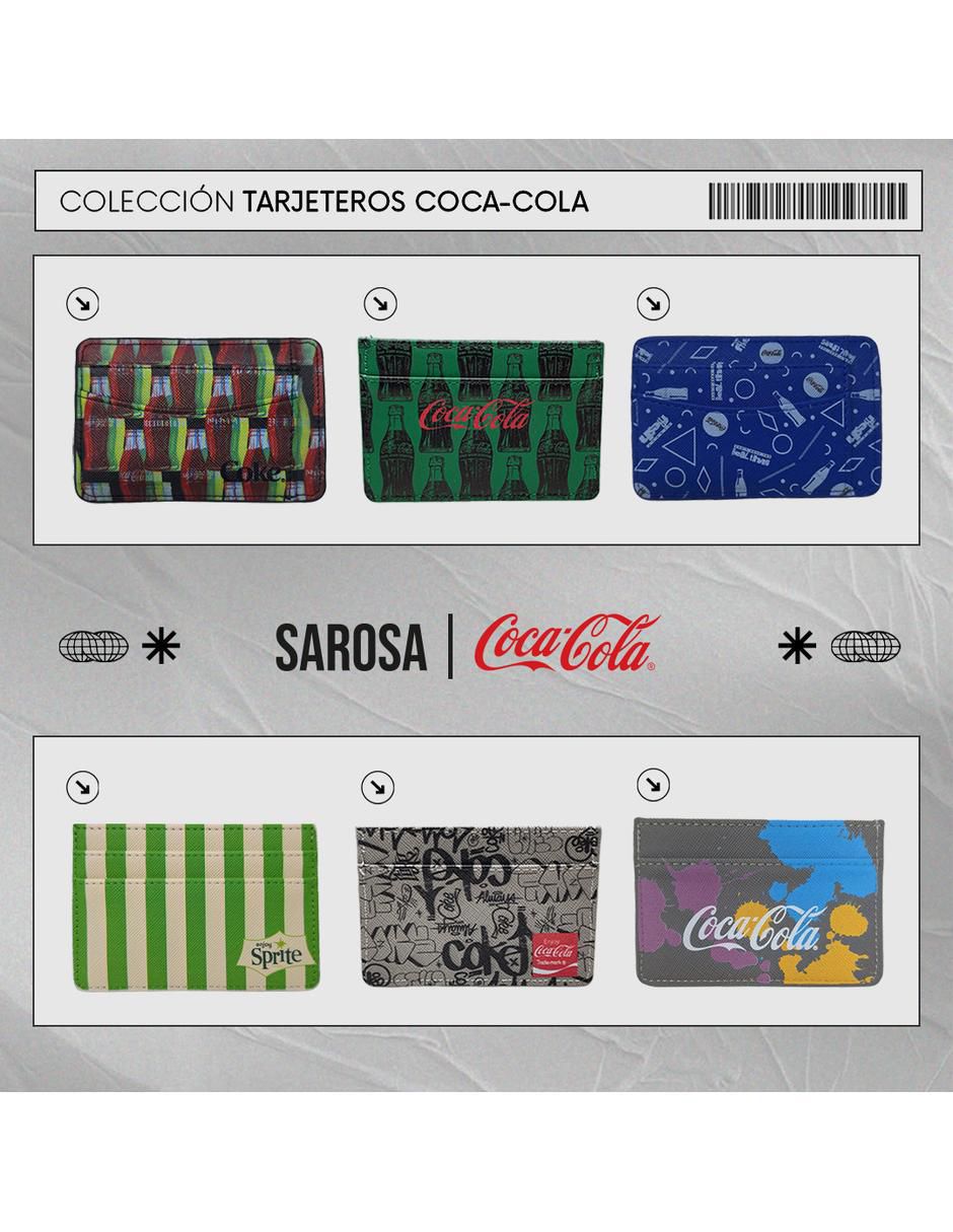 Tarjetero sarosa poliuretano coca cola coca-cola "para" (si aplica) unisex