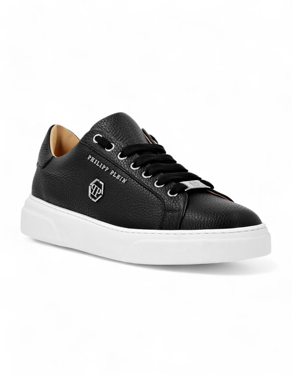 Tenis de piel Hexago para hombre