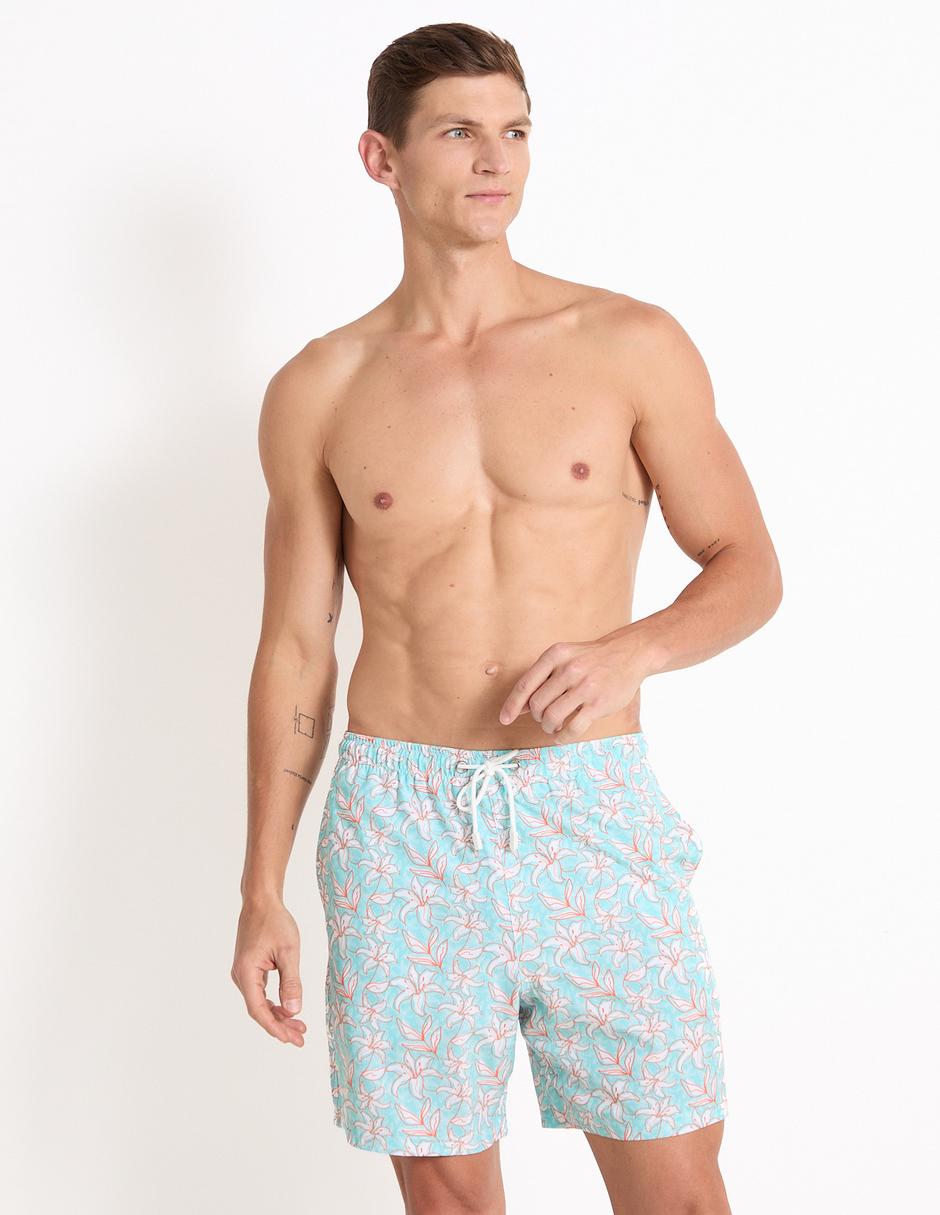 Traje de baño con bolsillos para hombre