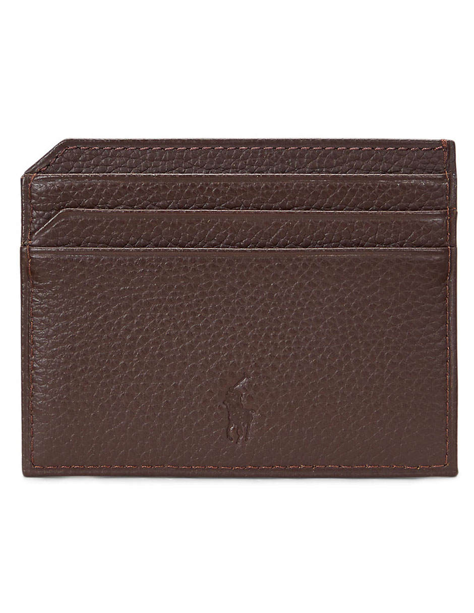 Tarjetero de piel para hombre 2