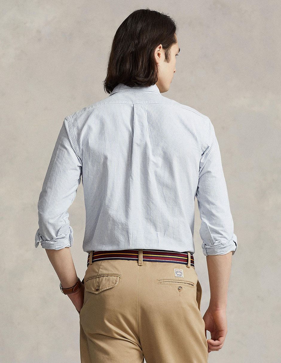 Camisa casual de algodón manga larga para hombre 2