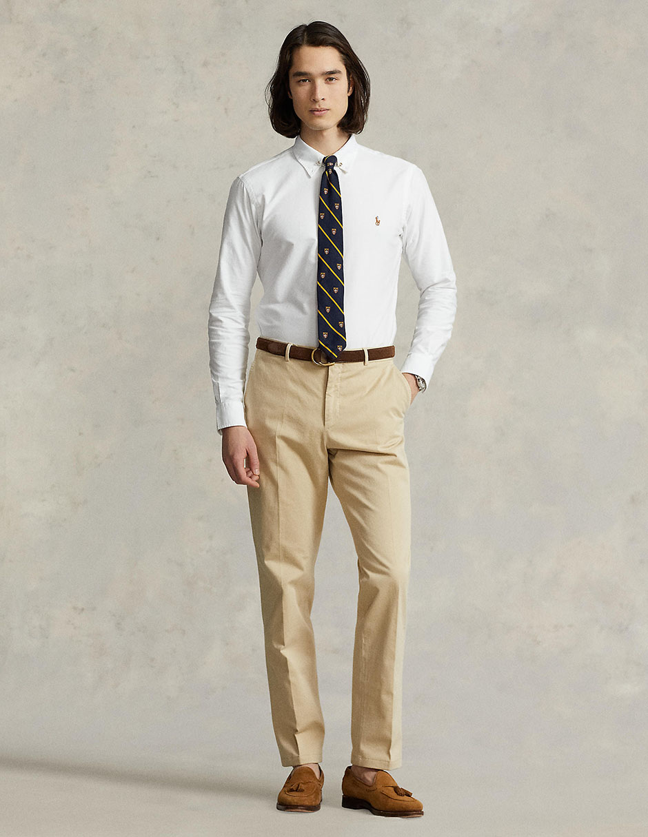 Camisa casual de algodón manga larga para hombre 4