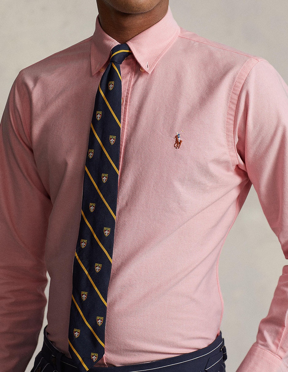 Camisa de vestir de algodón manga larga para hombre 5