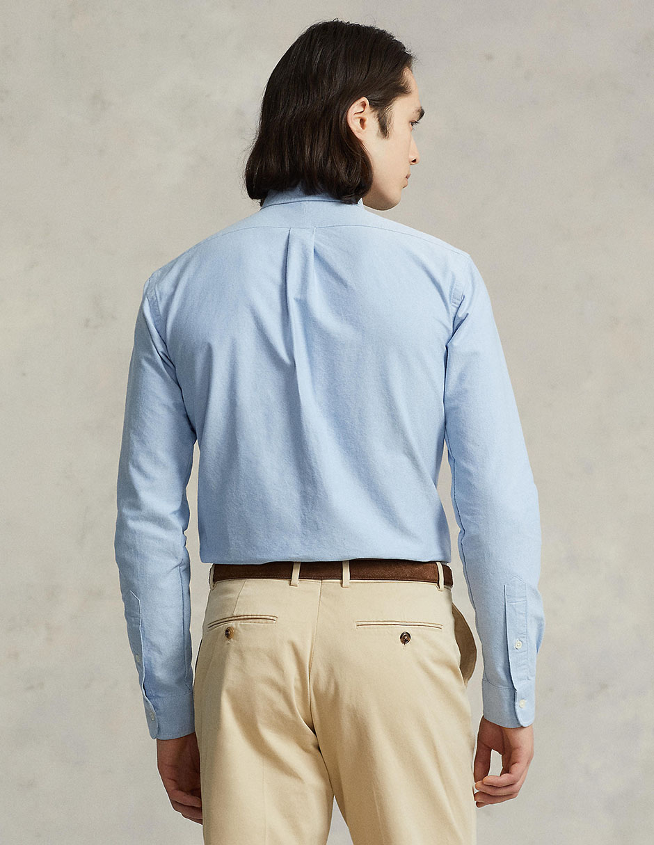 Camisa casual de algodón manga larga para hombre 2