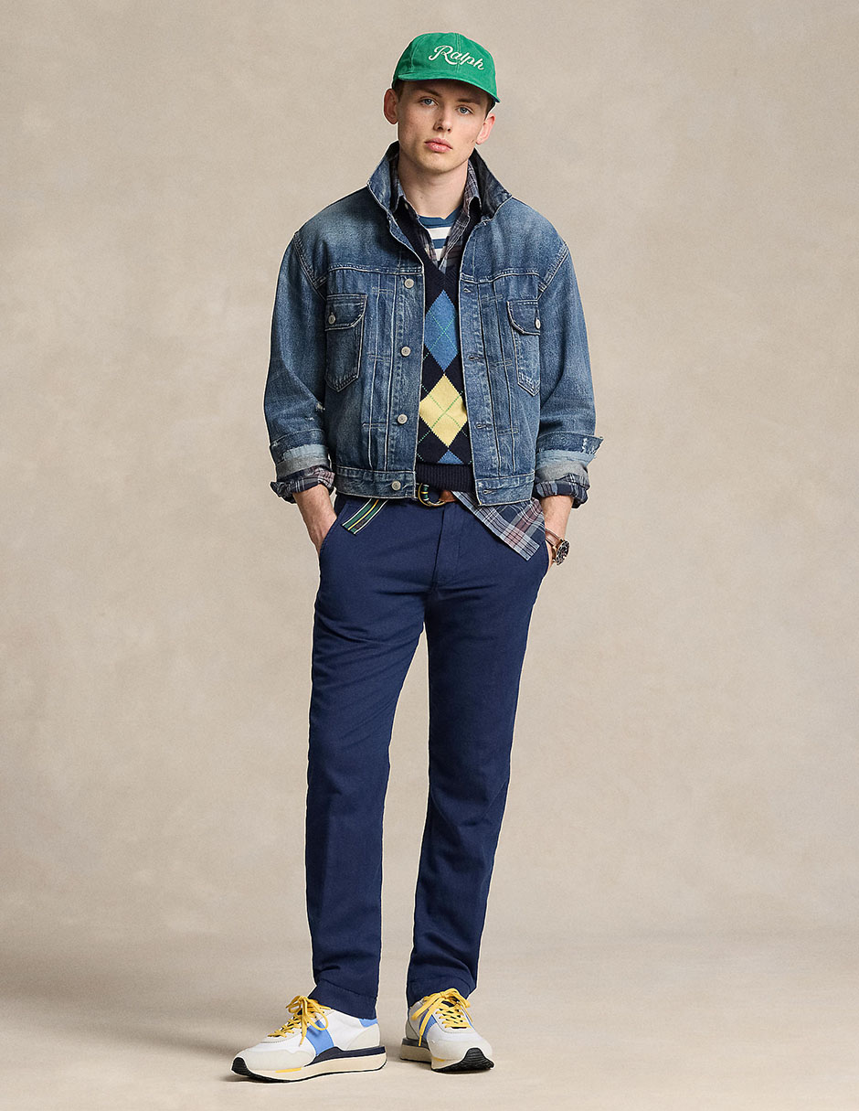 Pantalón de vestir regular de algodón para hombre 3