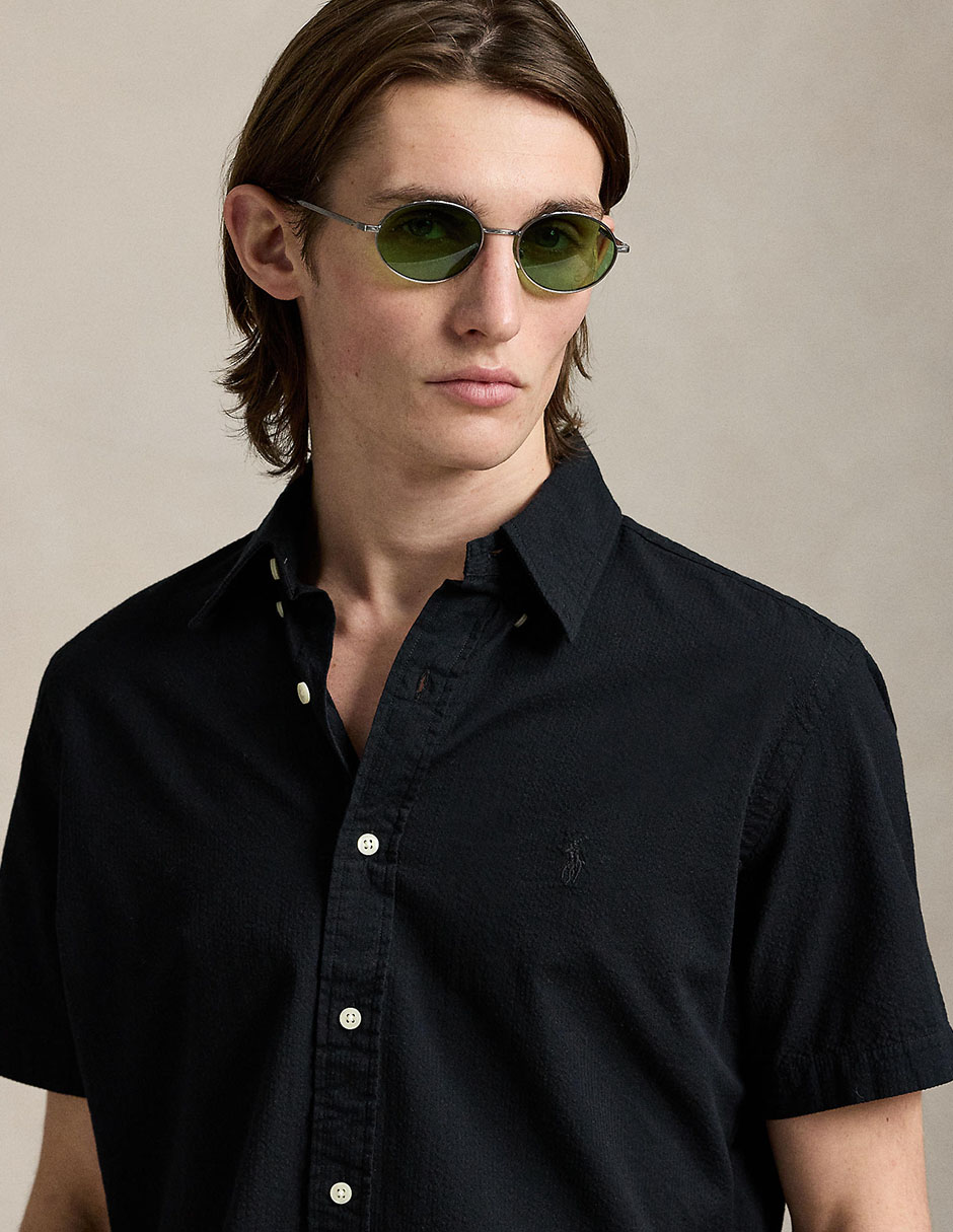 Camisa casual Polo Ralph Lauren de algodón manga corta para hombre 4