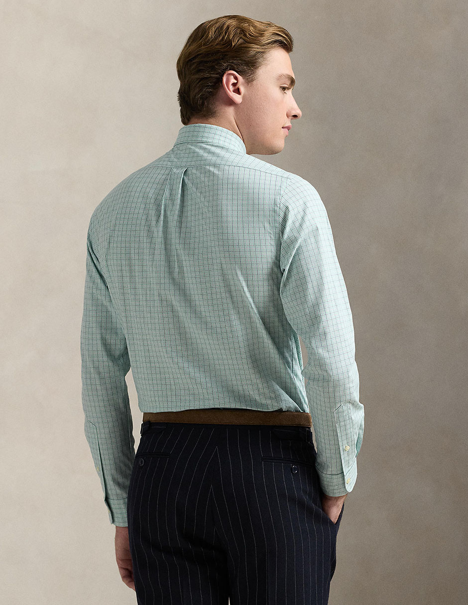 Camisa de vestir Polo Ralph Lauren de algodón manga larga para hombre