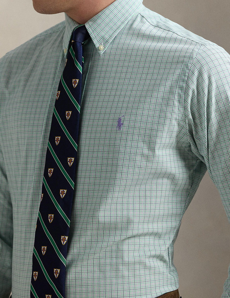 Camisa de vestir Polo Ralph Lauren de algodón manga larga para hombre