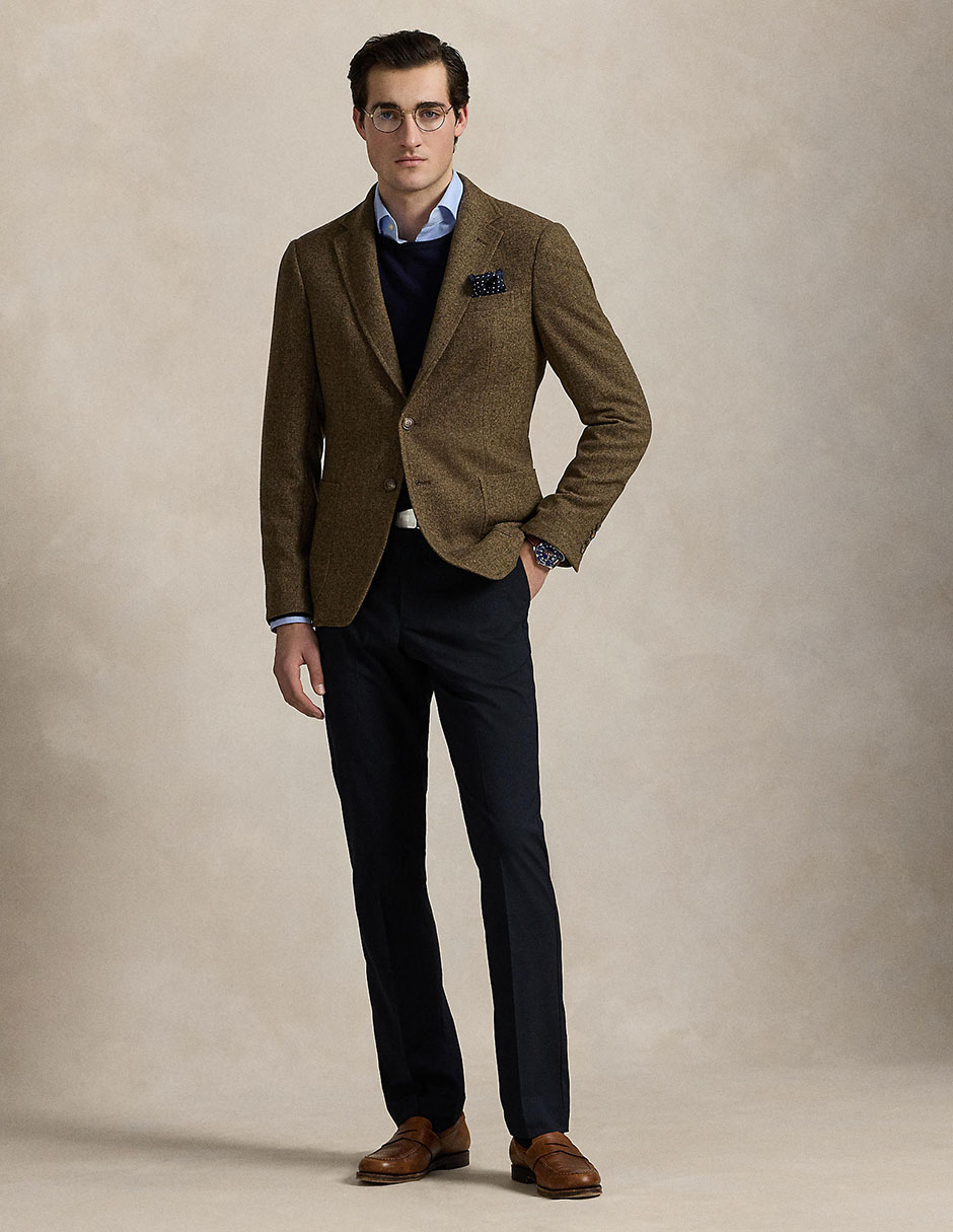 Pantalón de vestir slim de algodón para hombre 3