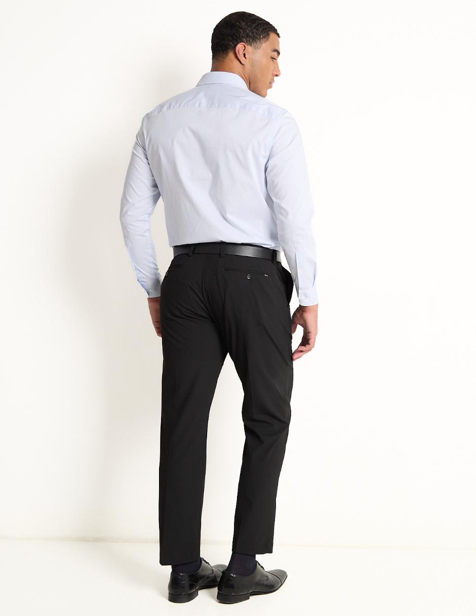 Pantalón de vestir slim de algodón para hombre 2