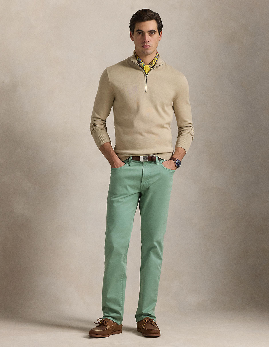 Pantalón recto de algodón para hombre 3