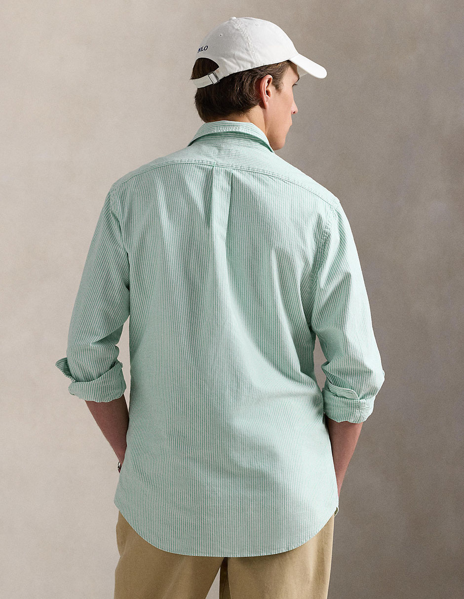 Camisa casual Polo Ralph Lauren de algodón manga larga para hombre 2