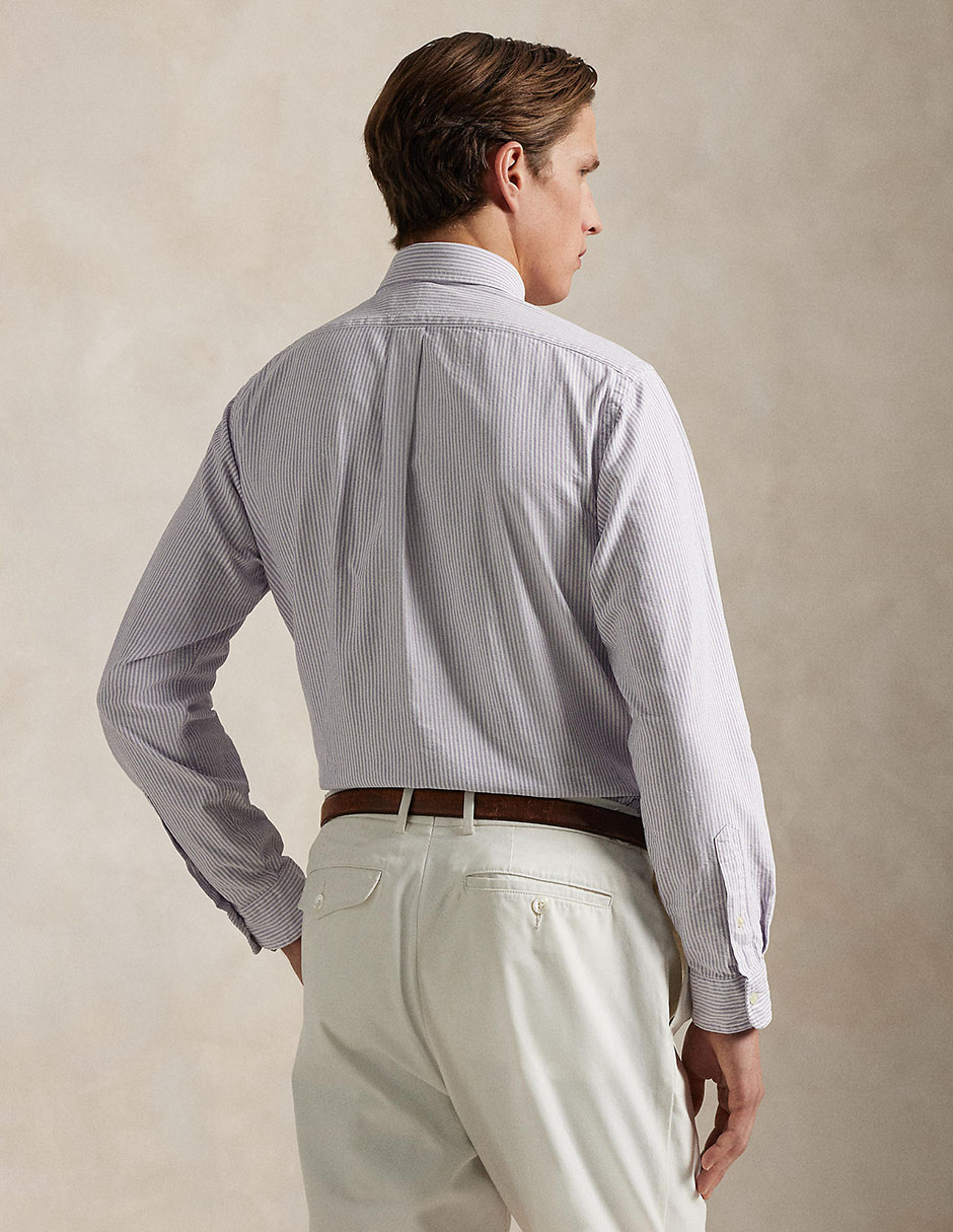 Camisa casual de algodón manga larga para hombre 2