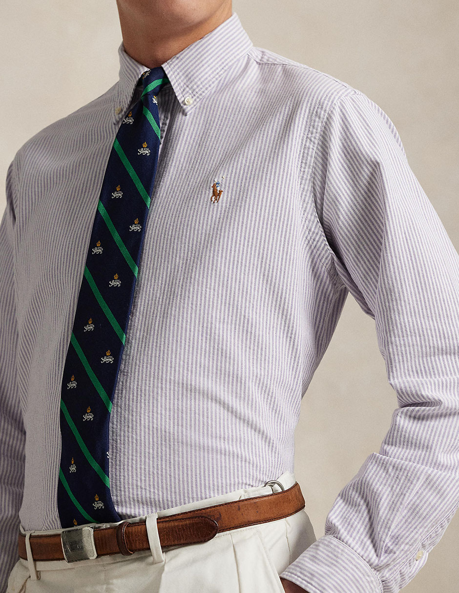 Camisa casual de algodón manga larga para hombre 4