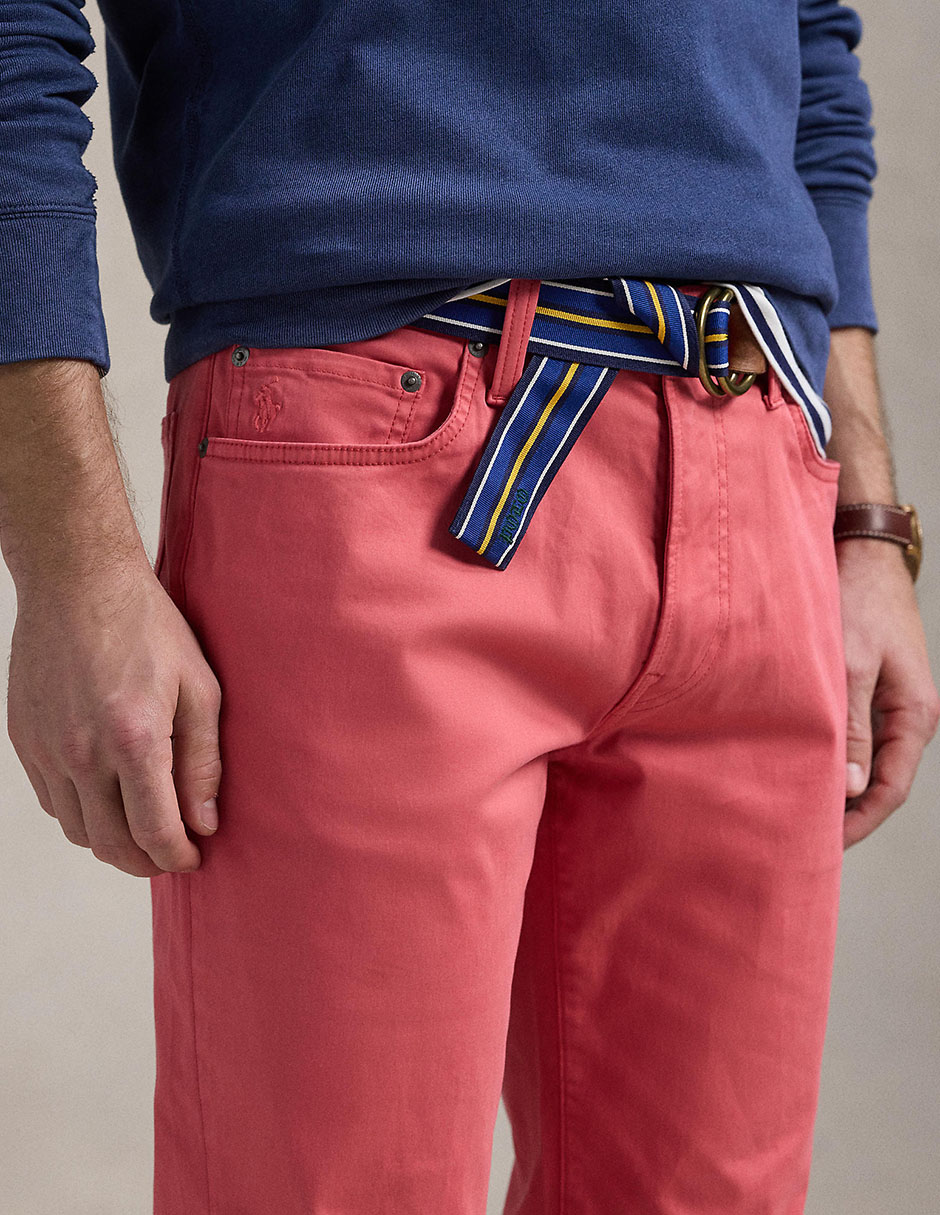 Pantalón regular de algodón para hombre 4