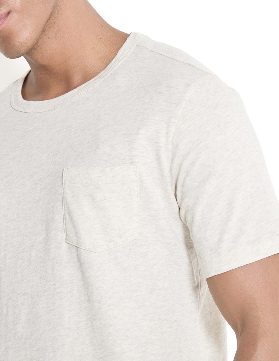 PLAYERA FAHERTY MKS2519 M/C A, M, GRIS