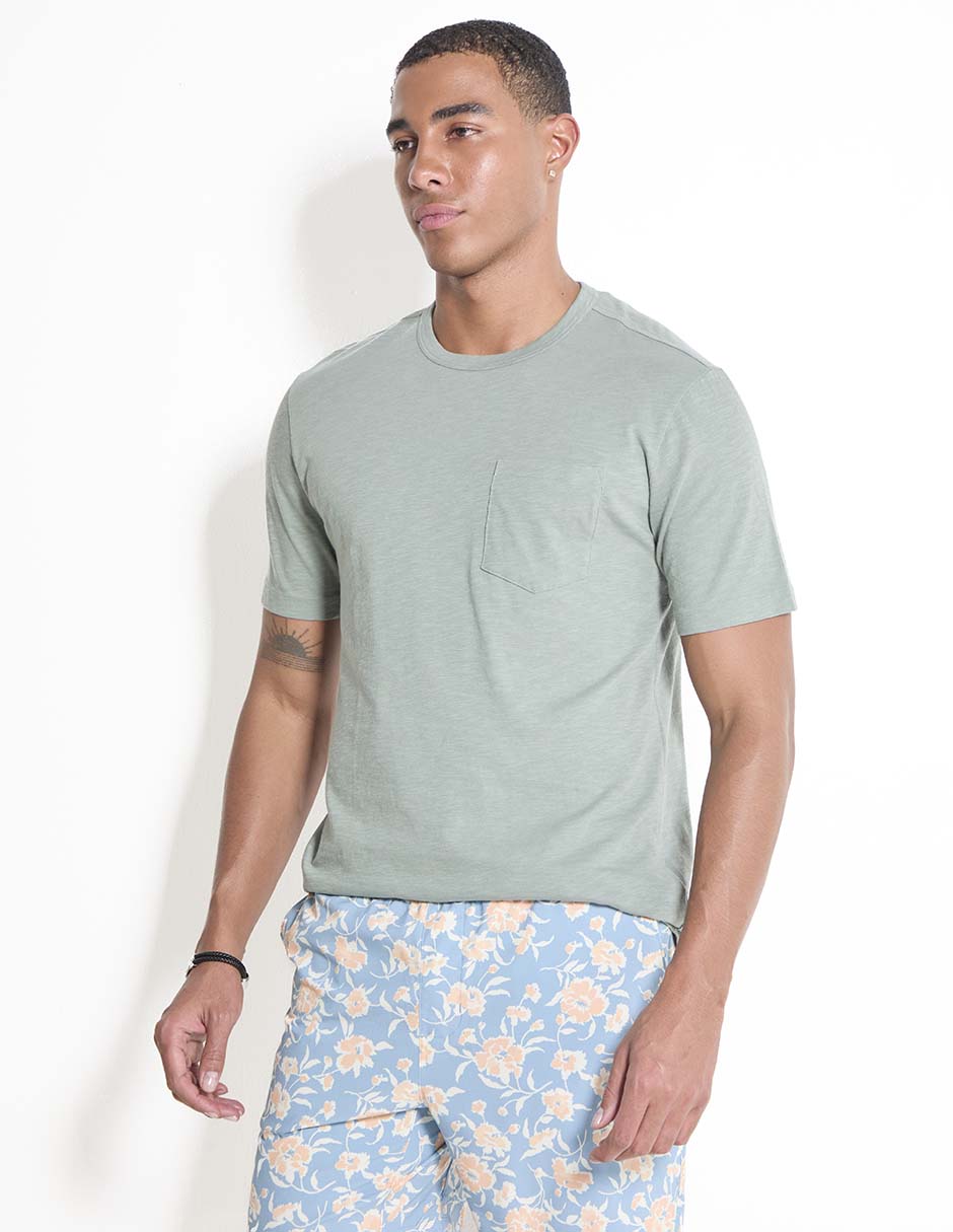 Playera cuello redondo para hombre Playera cuello redondo para hombre