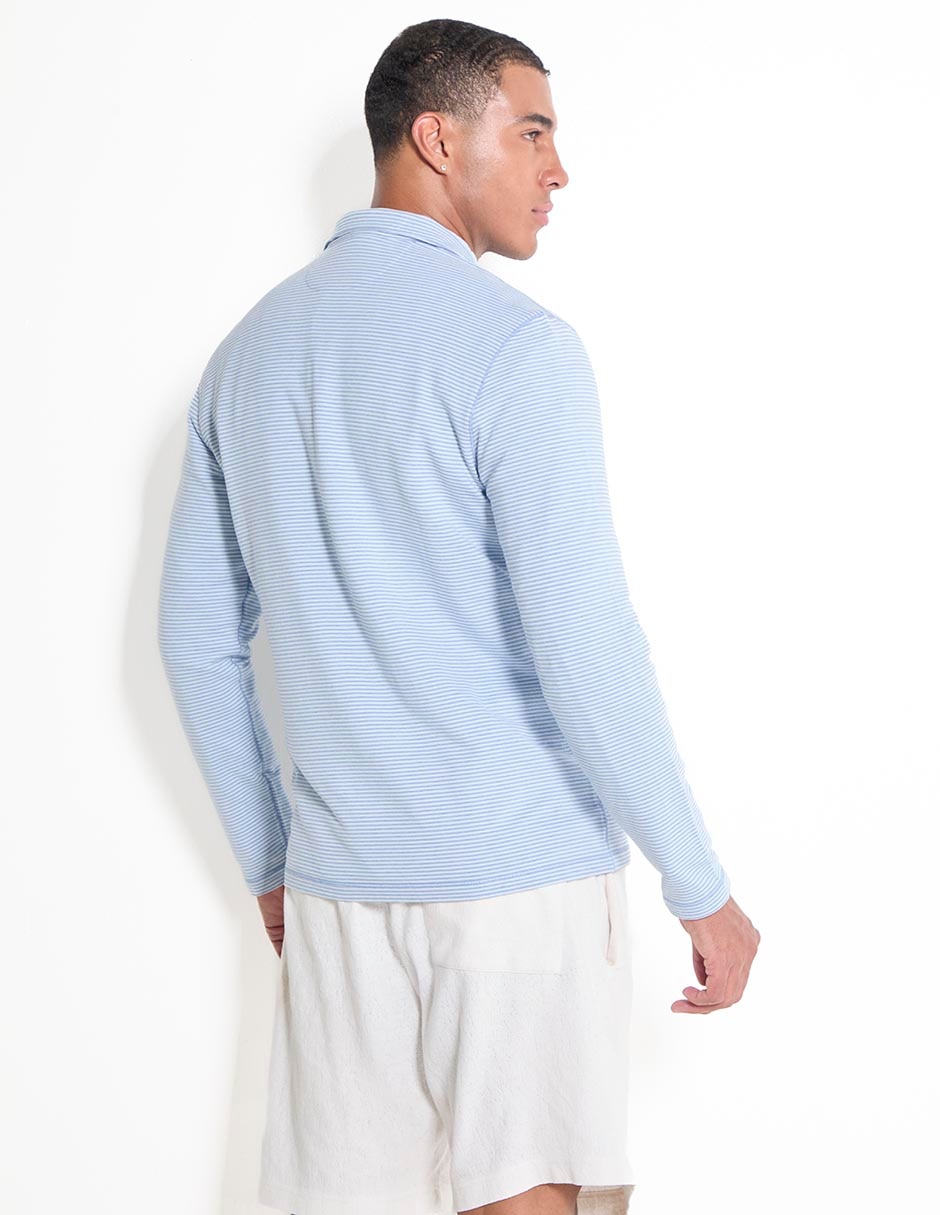Suéter cuello con cierre para hombre 2