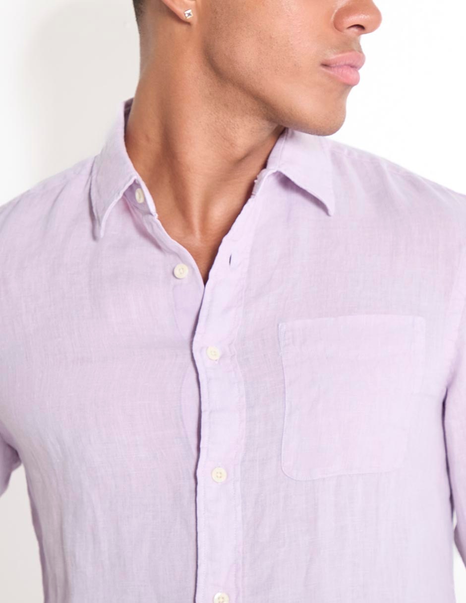 CAMISA FAHERTY MWS2511 REGU, M, MORADO